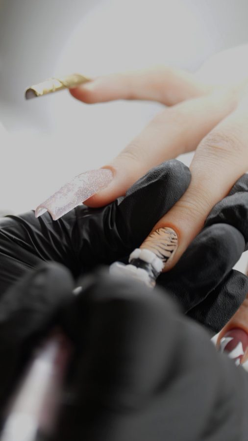 Nageldesign mit Gelnägeln bei Nicole